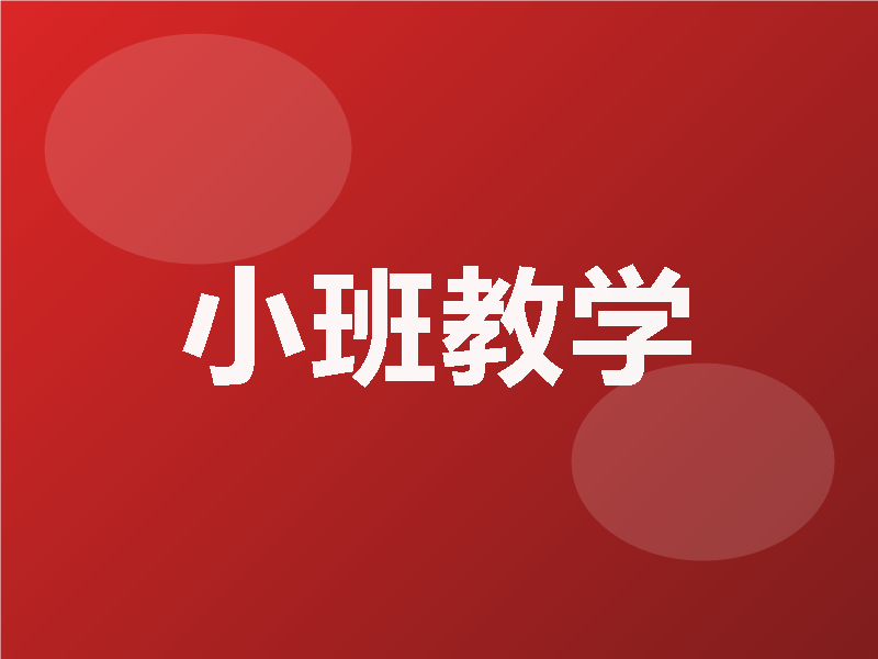 小班教学